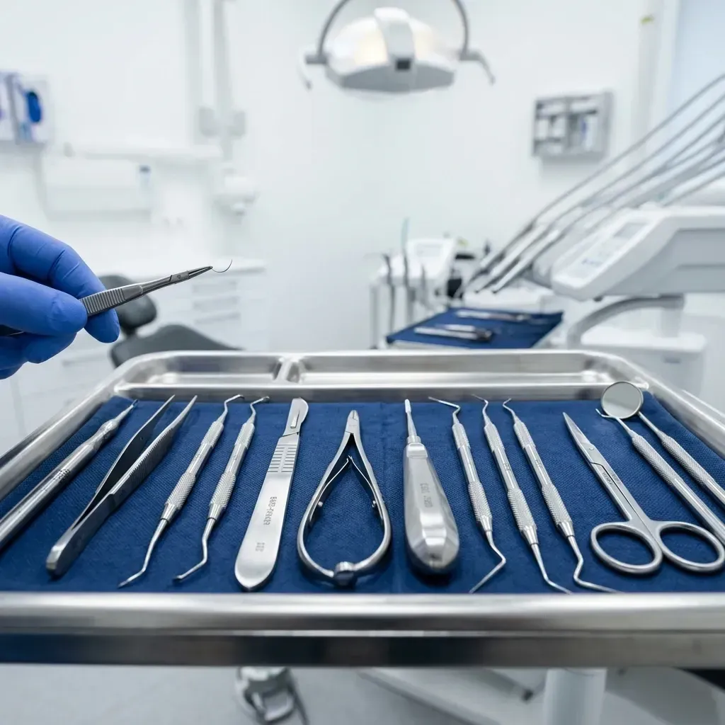 Dental sterile surgical suite for restricted mouth opening surgery in Viman Nagar Pune at Dr. Varun's Dental Clinic